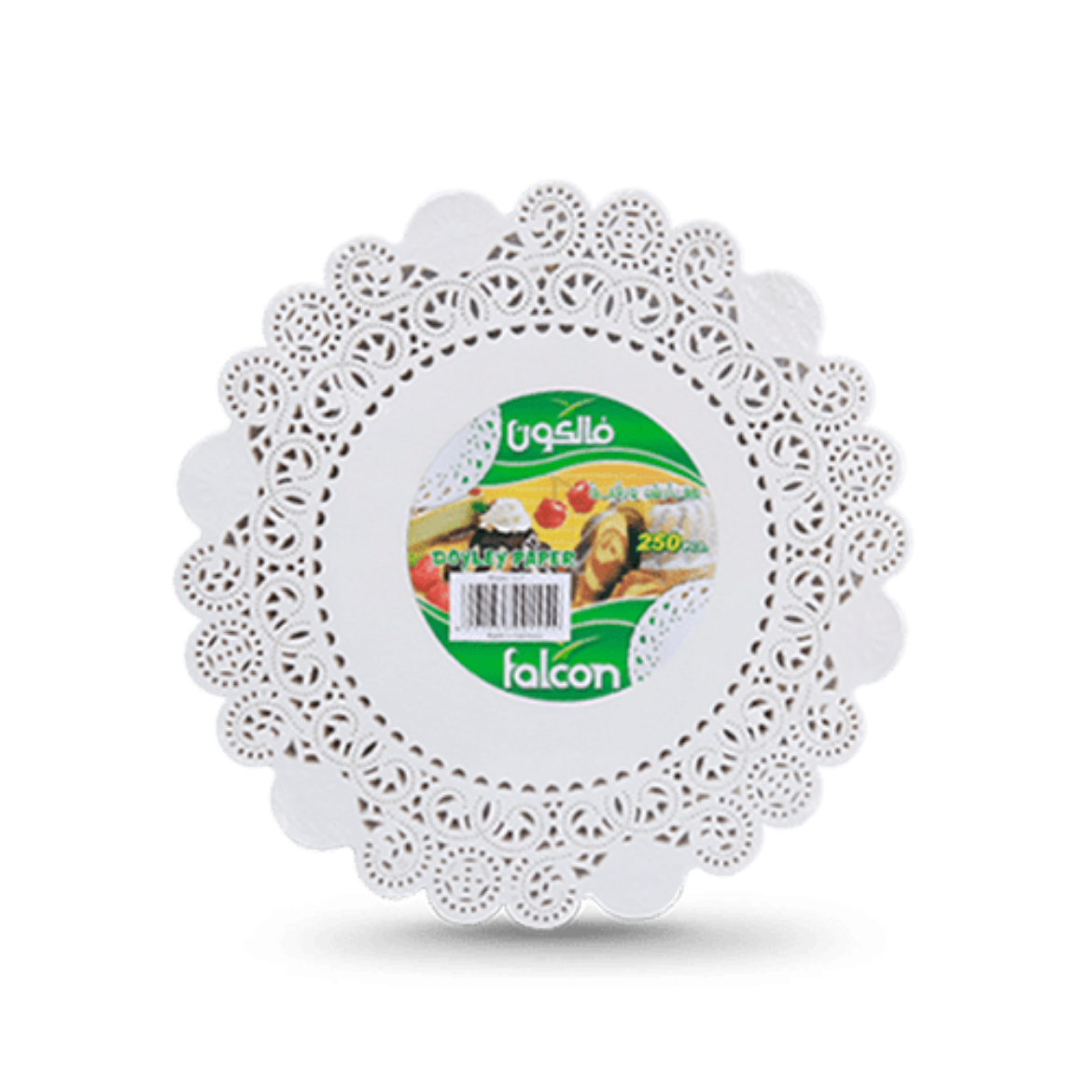 صورة مفارش ورقية دائرية قياس 10.5عدد 250 حبة 