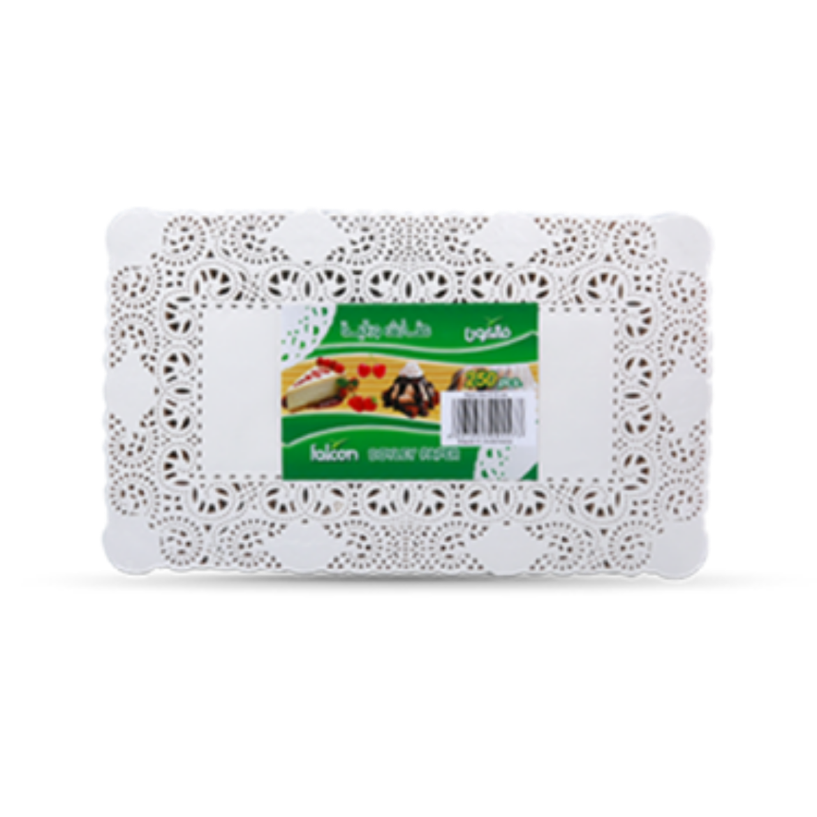 صورة مفارش ورقية فالكون مستطيل  قياس 36.25 عدد 250 حبه