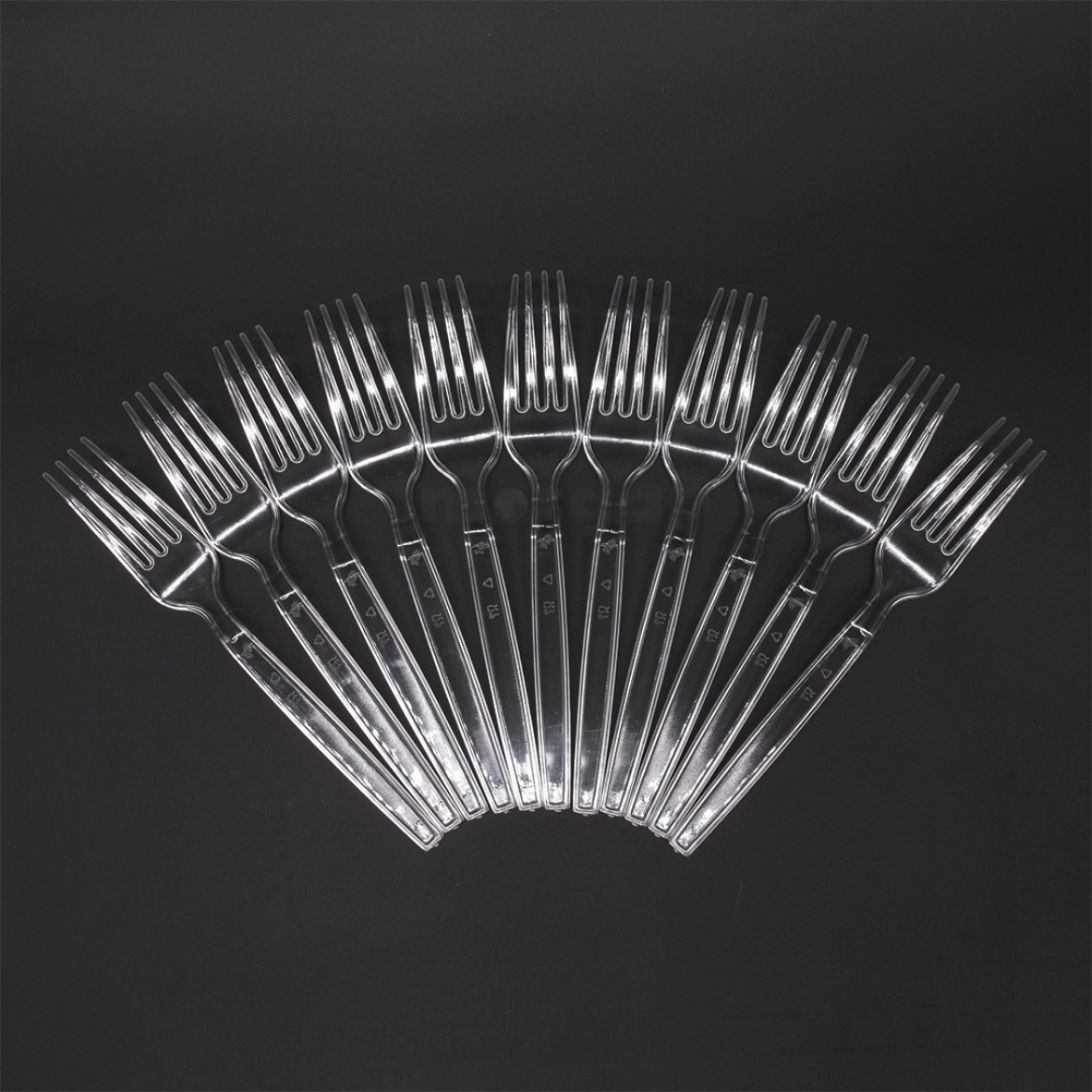 صورة شوك شفافه 190ملي 50 حبة