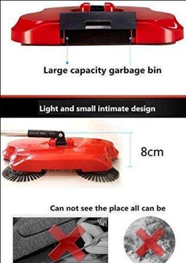 صورة Plastic Sweep Drag All-In-One Rotating Mop Cleaner