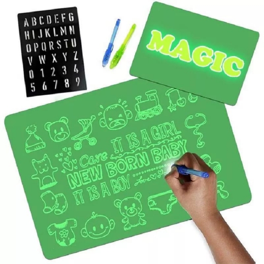 صورة لوحة الكتابة المشعة