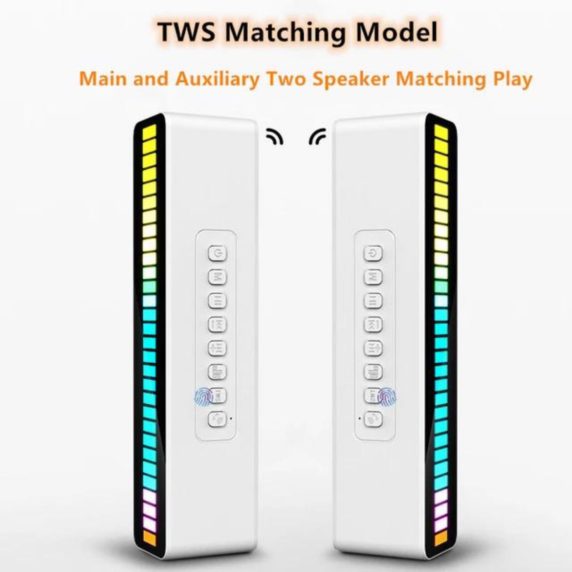 صورة مكبر صوت بلوتوث متعدد الوظائف ملون