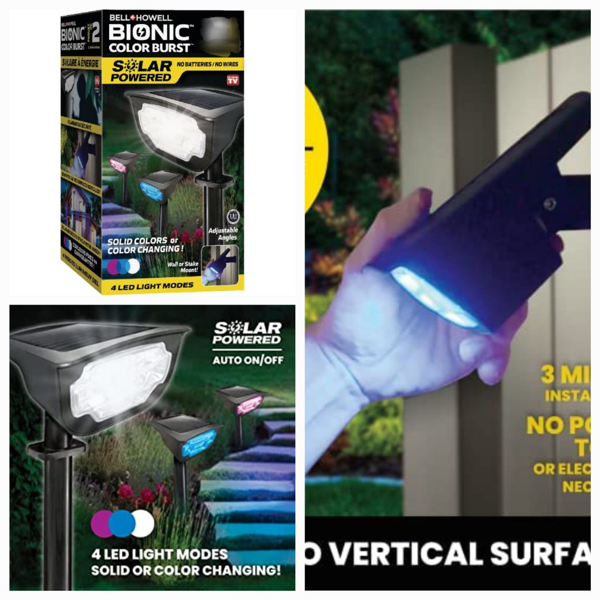 صورة الأضواء بالطاقة  الشمسية  في مضادة  للماء 