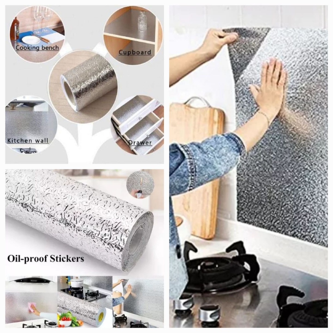 صورة ورق جدران  الألومنيوم  للمطبخ