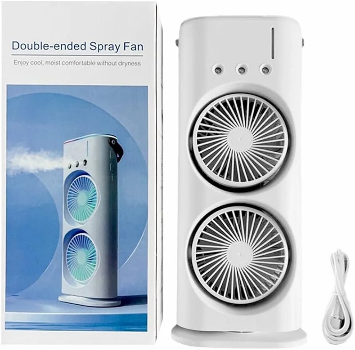 صورة مروحة رش مزدوجة الاطراف محمولة 